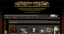 Desktop Screenshot of handengravingcafe.com